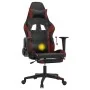 Silla gaming masaje reposapiés cuero sintético negro rojo tinto von , Gaming-Stühle - Ref: Foro24-345529, Preis: 121,71 €, Ra...
