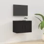 Mueble para TV de pared negro 57x34,5x40 cm by , TV Furniture - Ref: Foro24-816617, Price: 50,00 €, Discount: %
