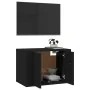 Mueble para TV de pared negro 57x34,5x40 cm by , TV Furniture - Ref: Foro24-816617, Price: 50,00 €, Discount: %