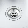 Fregadero de cocina hecho a mano acero inoxidable by , Sinks - Ref: Foro24-51498, Price: 87,36 €, Discount: %