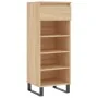 Mueble zapatero madera contrachapada roble Sonoma 40x36x105 cm by , Shoe racks and shoe organizers - Ref: Foro24-831471, Pric...