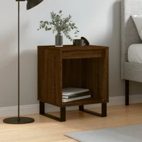 Mesita de noche madera de ingeniería marrón roble 40x35x50 cm by , Nightstands - Ref: Foro24-830746, Price: 39,53 €, Discount: %