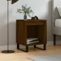 Mesita de noche madera de ingeniería marrón roble 40x35x50 cm von , Nachttische - Ref: Foro24-830746, Preis: 39,52 €, Rabatt: %