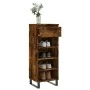 Mueble zapatero madera contrachapada roble ahumado 40x36x105 cm von , Schuhregale und Schuhorganisatoren - Ref: Foro24-831473...