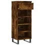 Mueble zapatero madera contrachapada roble ahumado 40x36x105 cm von , Schuhregale und Schuhorganisatoren - Ref: Foro24-831473...