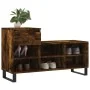 Mueble zapatero madera contrachapada roble ahumado 102x36x60 cm de , Zapateros y organizadores de calzado - Ref: Foro24-83137...