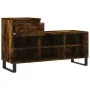 Mueble zapatero madera contrachapada roble ahumado 102x36x60 cm de , Zapateros y organizadores de calzado - Ref: Foro24-83137...