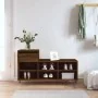 Mueble zapatero madera contrachapada roble marrón 102x36x60 cm de , Zapateros y organizadores de calzado - Ref: Foro24-831363...