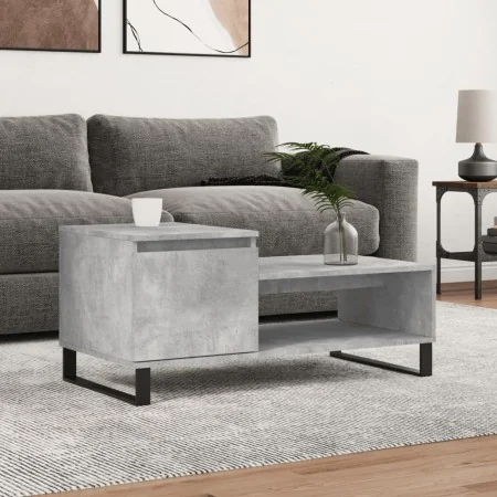 Mesa de centro madera contrachapada gris hormigón 100x50x45 cm de , Mesas de centro - Ref: Foro24-830840, Precio: 68,90 €, De...