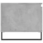 Mesa de centro madera contrachapada gris hormigón 100x50x45 cm de , Mesas de centro - Ref: Foro24-830840, Precio: 68,90 €, De...