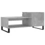 Mesa de centro madera contrachapada gris hormigón 100x50x45 cm de , Mesas de centro - Ref: Foro24-830840, Precio: 68,90 €, De...