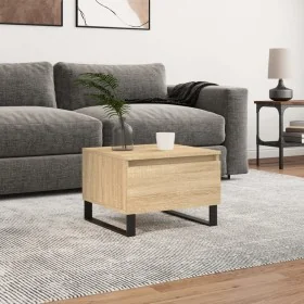 Mesa de centro madera de ingeniería roble Sonoma 50x46x35 cm by , Coffee table - Ref: Foro24-830882, Price: 47,86 €, Discount: %