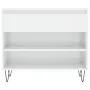 Mueble zapatero madera contrachapada blanco brillo 70x36x60 cm de , Zapateros y organizadores de calzado - Ref: Foro24-831438...