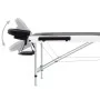 Camilla de masaje plegable 3 zonas aluminio negro y blanco de , Mesas de masaje - Ref: Foro24-110236, Precio: 157,23 €, Descu...