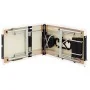 Camilla de masaje plegable 3 zonas aluminio negro y blanco de , Mesas de masaje - Ref: Foro24-110236, Precio: 157,23 €, Descu...