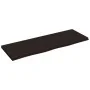 Encimera baño madera maciza tratada marrón oscuro 80x30x2 cm de , Encimeras - Ref: Foro24-3156209, Precio: 34,07 €, Descuento: %
