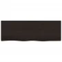 Encimera baño madera maciza tratada marrón oscuro 80x30x2 cm de , Encimeras - Ref: Foro24-3156209, Precio: 34,07 €, Descuento: %