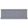Mueble para TV madera de paulownia gris oscuro 108x30x40 cm von , TV-Möbel - Ref: Foro24-338526, Preis: 141,01 €, Rabatt: %