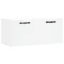 Armario de pared madera de ingeniería blanco 80x36,5x35 cm de , Taquillas y armarios de almacenamiento - Ref: Foro24-830068, ...