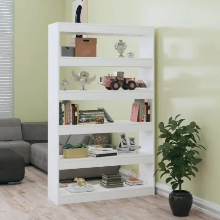 Estantería de libros/divisor de espacios blanco 100x30x166 cm by , Bookcases and shelves - Ref: Foro24-811763, Price: 91,79 €...