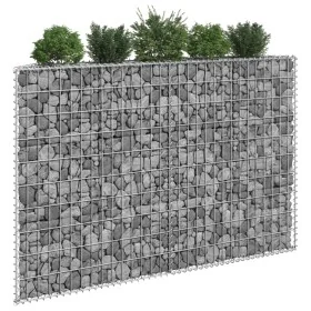 Arriate de gaviones de trapecio acero galvanizado 150x20x100 cm by , Pots and planters - Ref: Foro24-145654, Price: 62,36 €, ...