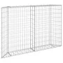 Arriate de gaviones de trapecio acero galvanizado 150x20x100 cm de , Maceteros y jardineras - Ref: Foro24-145654, Precio: 62,...