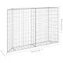 Arriate de gaviones de trapecio acero galvanizado 150x20x100 cm de , Maceteros y jardineras - Ref: Foro24-145654, Precio: 62,...