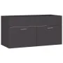 Armario para lavabo madera contrachapada gris 90x38,5x46 cm von , Badezimmermöbel - Ref: Foro24-804667, Preis: 48,81 €, Rabat...