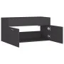 Armario para lavabo madera contrachapada gris 90x38,5x46 cm von , Badezimmermöbel - Ref: Foro24-804667, Preis: 48,81 €, Rabat...