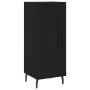 Aparador de madera contrachapada negro 34,5x34x90 cm by , Sideboards - Ref: Foro24-830461, Price: 69,27 €, Discount: %