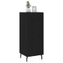 Aparador de madera contrachapada negro 34,5x34x90 cm by , Sideboards - Ref: Foro24-830461, Price: 69,27 €, Discount: %