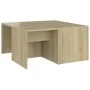 Mesas de centro 4 pzas contrachapada roble Sonoma 33x33x33 cm von , Couchtisch - Ref: Foro24-806816, Preis: 50,42 €, Rabatt: %