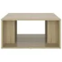Mesas de centro 4 pzas contrachapada roble Sonoma 33x33x33 cm von , Couchtisch - Ref: Foro24-806816, Preis: 50,42 €, Rabatt: %