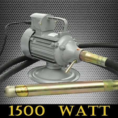 220 V 50 Hz 1500 W Vibrador Motor De Hormigón Manguera De 6M by , Masonry tools - Ref: Foro24-140257, Price: 333,85 €, Discou...