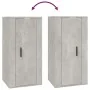 Mueble para TV de pared gris hormigón 40x34,5x80 cm by , TV Furniture - Ref: Foro24-816676, Price: 54,46 €, Discount: %