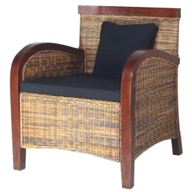Sillón de ratán tejido a mano by , Armchairs - Ref: Foro24-242025, Price: 224,26 €, Discount: %