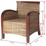 Sillón de ratán tejido a mano von , Sessel - Ref: Foro24-242025, Preis: 224,26 €, Rabatt: %