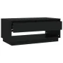 Mesa de centro madera contrachapada negro 102,5x55x44 cm by , Coffee table - Ref: Foro24-809504, Price: 95,60 €, Discount: %