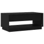 Mesa de centro madera contrachapada negro 102,5x55x44 cm by , Coffee table - Ref: Foro24-809504, Price: 95,60 €, Discount: %