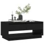 Mesa de centro madera contrachapada negro 102,5x55x44 cm by , Coffee table - Ref: Foro24-809504, Price: 95,60 €, Discount: %