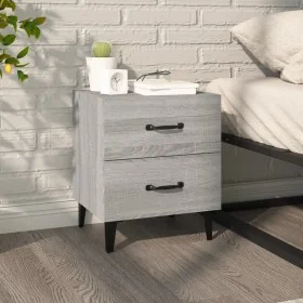 Mesita de noche gris sonoma 40x35x47,5 cm by , Nightstands - Ref: Foro24-817293, Price: 50,60 €, Discount: %