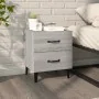 Mesita de noche gris sonoma 40x35x47,5 cm de , Mesitas de noche - Ref: Foro24-817293, Precio: 50,59 €, Descuento: %