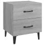 Mesita de noche gris sonoma 40x35x47,5 cm de , Mesitas de noche - Ref: Foro24-817293, Precio: 50,59 €, Descuento: %