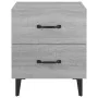 Mesita de noche gris sonoma 40x35x47,5 cm de , Mesitas de noche - Ref: Foro24-817293, Precio: 50,59 €, Descuento: %