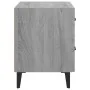 Mesita de noche gris sonoma 40x35x47,5 cm de , Mesitas de noche - Ref: Foro24-817293, Precio: 50,59 €, Descuento: %