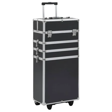 Maletín trolley de maquillaje de aluminio negro by , toiletry bags - Ref: Foro24-91815, Price: 134,75 €, Discount: %