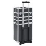Maletín trolley de maquillaje de aluminio negro by , toiletry bags - Ref: Foro24-91815, Price: 134,75 €, Discount: %