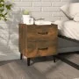 Mesita de noche color roble ahumado 40x35x47,5 cm de , Mesitas de noche - Ref: Foro24-817291, Precio: 33,42 €, Descuento: %