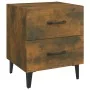 Mesita de noche color roble ahumado 40x35x47,5 cm de , Mesitas de noche - Ref: Foro24-817291, Precio: 33,42 €, Descuento: %