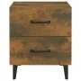 Mesita de noche color roble ahumado 40x35x47,5 cm de , Mesitas de noche - Ref: Foro24-817291, Precio: 33,42 €, Descuento: %